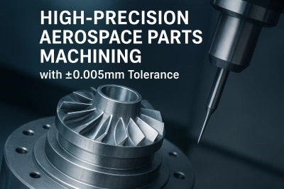 ±0.005mm 공차의 고정밀 항공우주 부품 가공